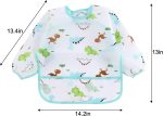 PandaEar 5 Pack Long Sleeve Bibs| Waterproof Full Bib with Sleeves for Babies Infant Toddler 6-24 Months| Mess Proof Baby Smock for Eating| Baby Apron for Feeding - Image 2